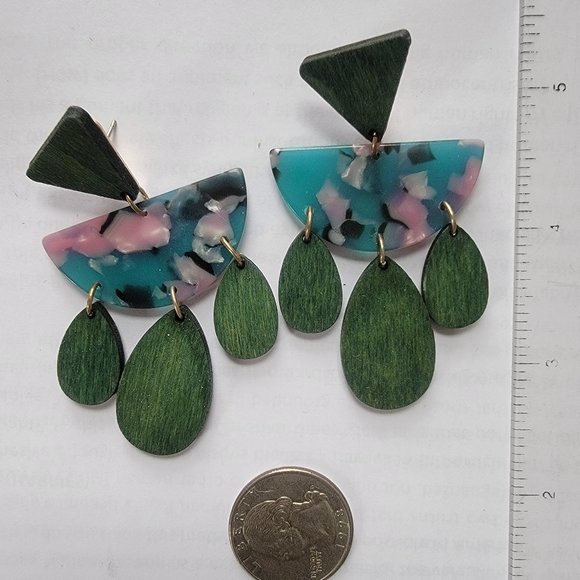 Anthropologie Statement Earrings - Picture 1 of 1